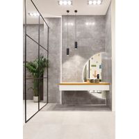 Faïence - STONE AGE - Grey - Poli brillant - 59,2x29,5x0,85cm
