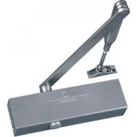 Chiudiporta GR200 braccio standard argento GROOM - Forza 2/4 - freno di apertura CE EN1154 - GR200111