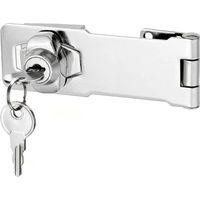 Cadenas à loquet 3 pouces avec différentes clés – verrou pour tiroir, armoire, placard, boîte aux lettres – fermoir cadenas