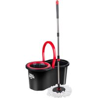 Set Mocio Rotante Dirt Devil a 360 Gradi Manico Estensibile Secchio Cestello 16L