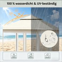 Tentes de réception, gazebo d'extérieur, gazebo portable pour terrasse (gazebo uniquement)