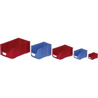 Portaoggetti L229 / 200xP148xH122mm PE rosso LOCKWEILER (Per 25)