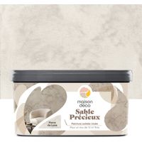Vernice effetto speciale, Precious Sand MAISON DECO, pietra di luna, sabbiata, 2l MAISON DECO
