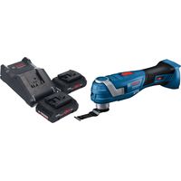 Bosch GOP 18V-34 Professional Cutter multifonctions sans fil 18 V Starlock Plus + 2x batterie ProCORE 4,0 Ah + chargeur