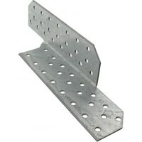 Simpson Strong Tie – Patte de solivage 45x200mm – Acier galvanisé S250GD – Épaisseur 1,5 à 2mm – Fixation robuste pour structure bois