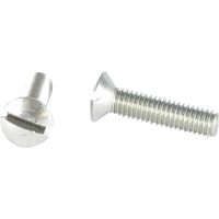 Vis métaux Inox A2 Tête fraisée bombée TFB Fendue M8X100-100 pièces
