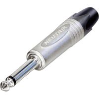 Neutrik NP2X Klinken-Steckverbinder 6.35 mm Stecker, gerade Polzahl: 2 Mono Silber 1 St.