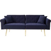 Canapé Modern 2-seater sofa bed versatile Foam Antique Blue 173.00x75.00x70.00 cm ZIPSOFA
