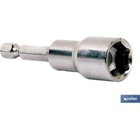 Schraubenadapter mit 12-mm-Magnet abdecken.