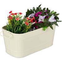 Bac à fleurs en métal