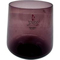 Vetrerie Riunite ABC, set 6 bicchieri acqua 35 cl, in vetro colorato, ametista