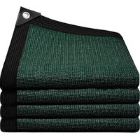 Toilette d'ombrage à 80 % pour jardin, filet d'ombrage vert 1,8 x 3 m avec œillets, protection solaire pour plantes, serre et terrasse.