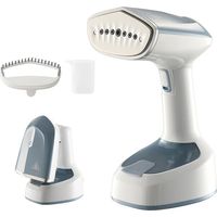Plancha de Mano a Vapor 1500 W, Control Táctil, Calentamiento Rápido en 15 Segundos, 150 ml, Beige