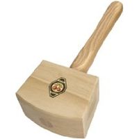 Maillet d'ébéniste 400 g – Tête en hêtre blanc – Manche en frêne – Pour bois dur et teck – Kirschen