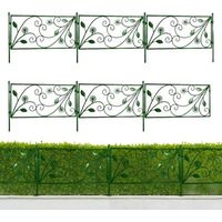 Clôture de jardin décorative. Clôture de jardin pour chiens.