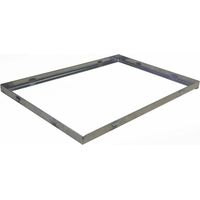 Winkelrahmen für Eingangsmatten/Garagenrost 600x1000mm Winkelmaß 23/16/2mm Stahl