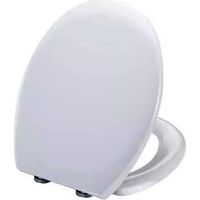 Seba Sedile WC Adige Slowclose Bianco Antibatterico - 49x39 cm
