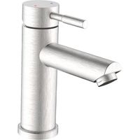 Miscelatore per lavabo in acciaio spazzolato - Serie Antea