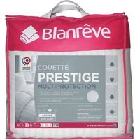 Warm duvet 220x240 cm BLANREVE PRESTIGE Multiprotection - 100% Polyester - 2 People - Striped satin