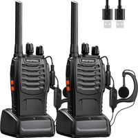 Talkie-walkie professionnel Baofeng à 16 canaux avec chargement USB-