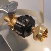 Adaptateur de tuyau pour raccord de gaz propane avec filetage mâle, raccord rapide en laiton pour réservoir de propane