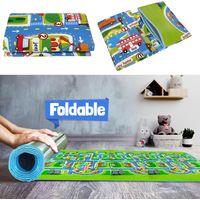 Skecten – Tapis de protection sol pour bébé et enfant – Tapis rampant avec motifs éducatifs – 130x160cm – Imperméable et facile à nettoyer