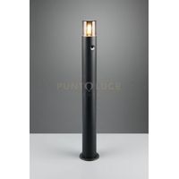 HOOSIC PALO ALTO DA ESTERNO ANTRACITE CON DIFFUSORI FUME' E SENSORE DI MOVIMENTO IP44 H. 80CM 1 LUCE ATTACCO E27