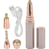 Epilateur Sourcils Électrique Imperméable Léger 4 en 1 Éliminateur Poils Corps Femmes Hommes