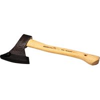 Hâchette Forgée De Haute Qualité Pour Les Travaux En Forêt Et Jardin. Manche Pied-de-biche En Hickory. Protège-lame Vernis Et Cu