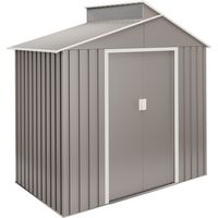 Casetta da giardino in metallo Wasabi 2,84m2 Nuuk - 10 anni di garanzia - 220x129x214cm. Capanno da giardino