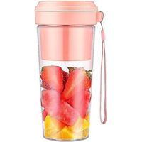 Portable blender for smoothies, shakes and juices, 400ml personal size blender, ideal for gym, office and travel, USB rechargeable mini smoothie maker