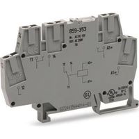 Wago 859 354 relé gris compacto para riel DIN