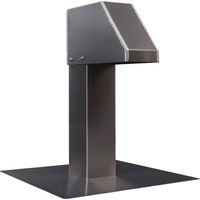 Casquillo de techo plano FDD para cables, tuberías, conductos de aire acondicionado/bombas de calor/ventilación/fotovoltaica/solar de aluminio - sección transversal 500x125