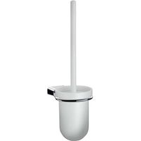 emco logo 2 Bürstengarnitur Kunststoff weiss, Stiel weiss, chrom 301500102