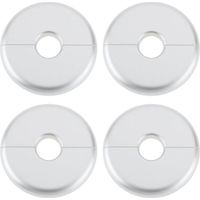 Radiator Pipe Cover 16mm Diameter 70mm Radiator Pipe Cover for Wall Radiator Tube Decoration Silver 4pcs
