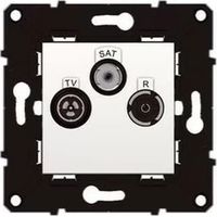 Arnould 64077 Etoile Espace evolution TV/R/SAT socket White