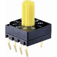 Commutateur de codage hexadécimal 0-9/A-F Knitter-Switch DRS 4016 Positions de commutation 16 1 pc(s