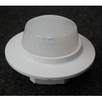 Détecteur de mouvement 360° blanc alim 230V portée 32M jusqu'à 2300W pour couloirs Niko