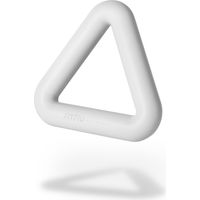 Triangular Kettlebell 3,2kg mit ergonomischem Stahlgriff aus weißem, weichem Silikon für Kraft- und Cardioeinheiten FITFIU by Patry Jordan