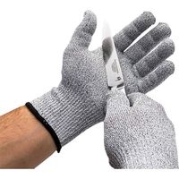 Paire de Gants Anti-Coupures Taille-L Gant Cuisine avec Protection de Niveau 5, Norme en 388 - Meilleure Protection Contre Les Coupures du Quotidien Couteau Cuisines, Jardinage, Bricolage Sunflower