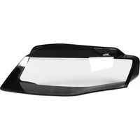 Eosnow Couvercle de lentille de phare avant, Protection UV, coque de lentille de phare transparente de remplacement pour A4 B8 2009 – 2012 gauche 8K0941029C 8K0941029AQ