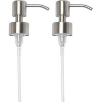 Set mit 2 Ersatzpumpen für 28-mm-Flüssigseifenspender – Edelstahl