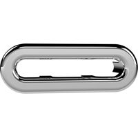Old London Chrome Oval Overflow Cover - OVFL01U
