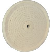 Silverline – Disque de polissage 150 mm – 40 couches de coton – Couture en spirale – Pour polissage grossier et aplanissement de surface
