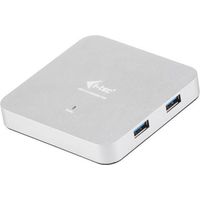 i-tec Metal U3HUBMETAL4 Schnittstellen-Hub USB 3.2 Gen 1 (3.1 Gen 1) Type-A 5000 Mbit/s Silber