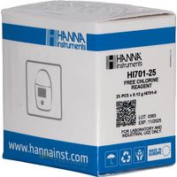 Reaktives HANNA-Pulver für freies Chlor. 25 Stück.