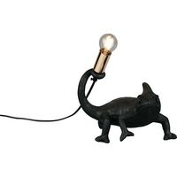 Tischleuchte Beistelllampe Leselampe schwarz Schnurschalter E14 B 24,5 cm