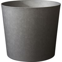 Pot de fleurs Conique Ø 50 cm - EDA - Element - 62,2 L - Intérieur / Extérieur - Ø 49,5 x H. 42 cm - Gris Anthracite