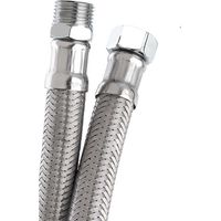 Lot de 2 tuyaux pour chauffe-eau Plus Super 1/2-1/2 30 cm