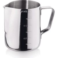 Pichet 0,6 ltr Ø 7,5 cm H 11 cm avec graduation 50 ml des deux côtés inox - Was Germany